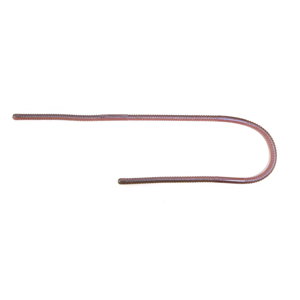 B&U 280mm Soft Earthworm Lure – Slow Sinking Bass Bait 6 Pack Soft Fishing Lure P3 gray brown 6pcs-280mm-3.7g