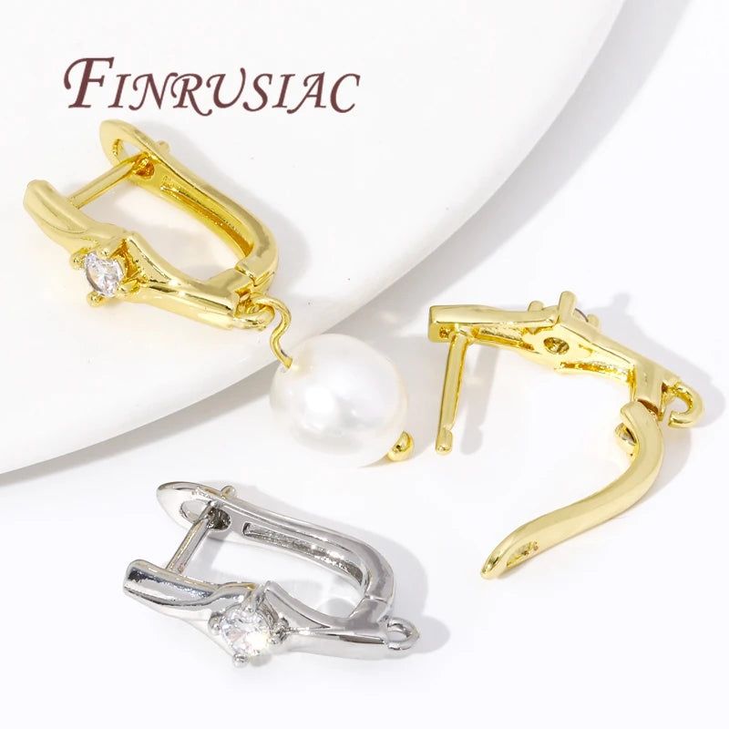 18K Gold Plated Earring Hook Clasps | DIY Jewelry Findings Earring Hook Clasps P3