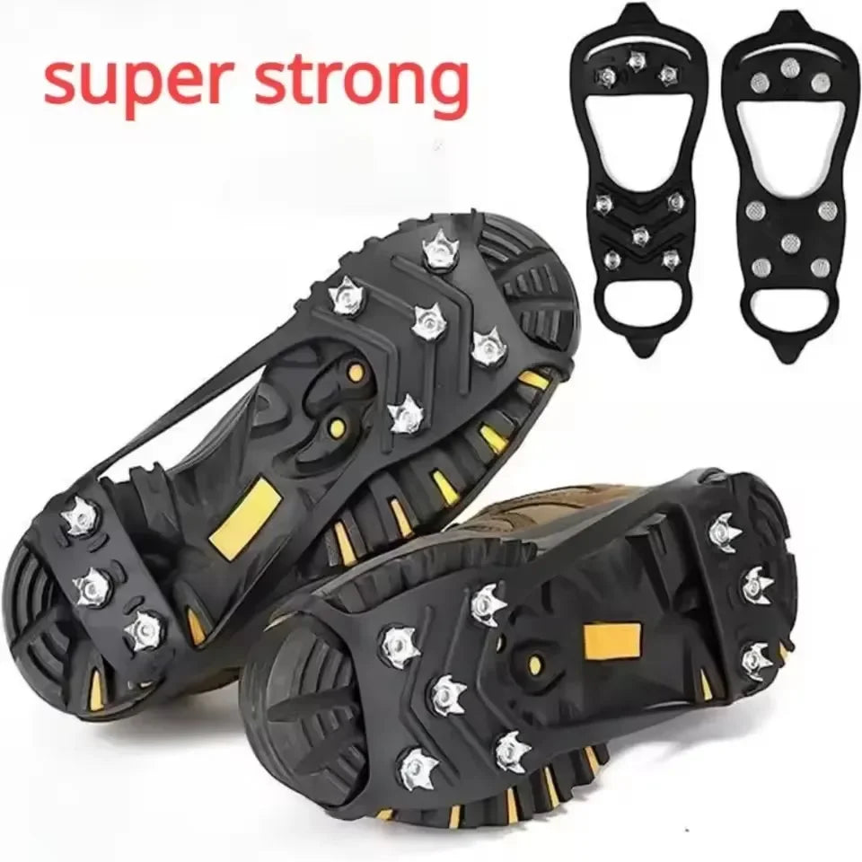 Ice Cleats Shoe Spikes – 8-Tooth Snow Traction Grips for Adults Ice Traction Cleats P3
