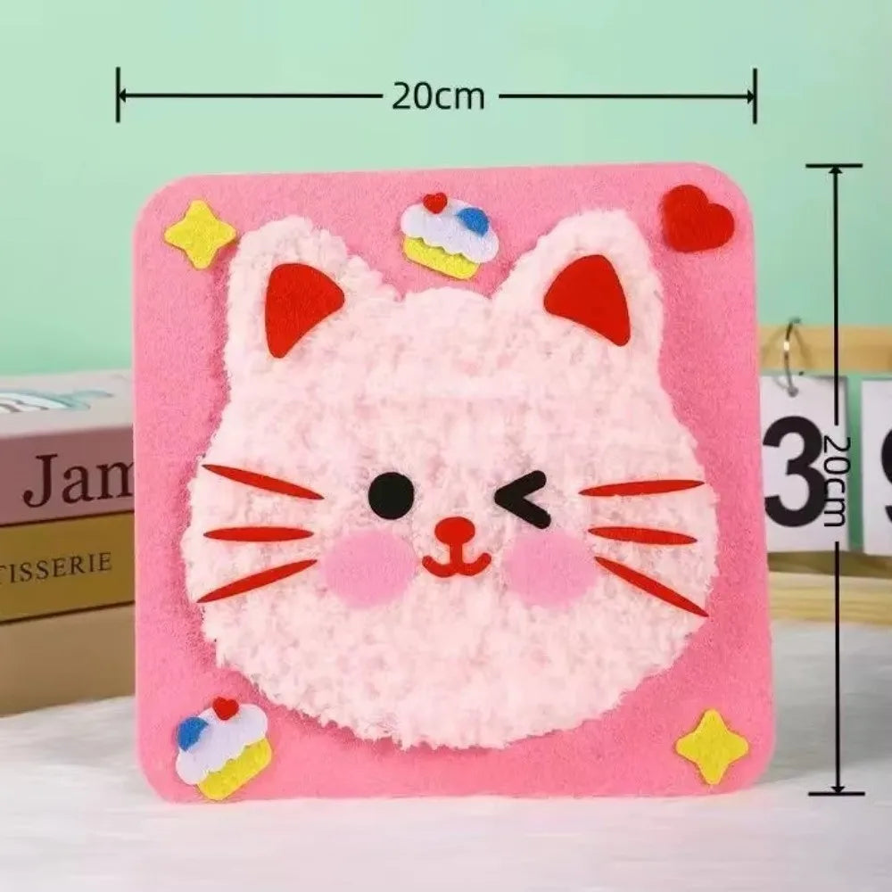 DIY Embroidery Doll Set – Kids Needle & Thread Craft Kit Kids Embroidery Craft Kit P3