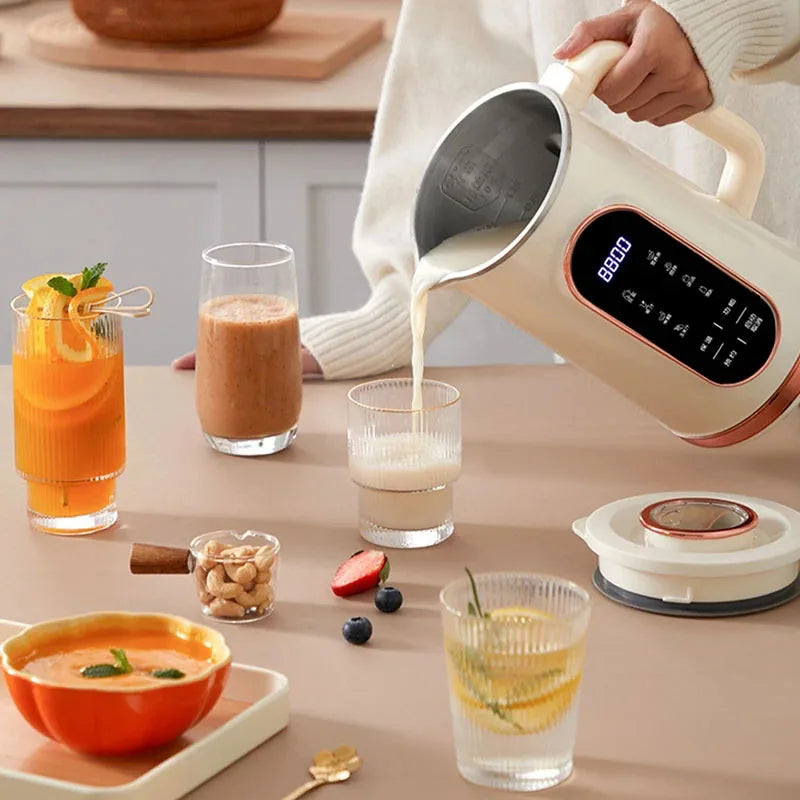 Donirt 1500ml Soy Milk Maker Blender – 10-Blade, 110/220V Soy Milk Blender P3