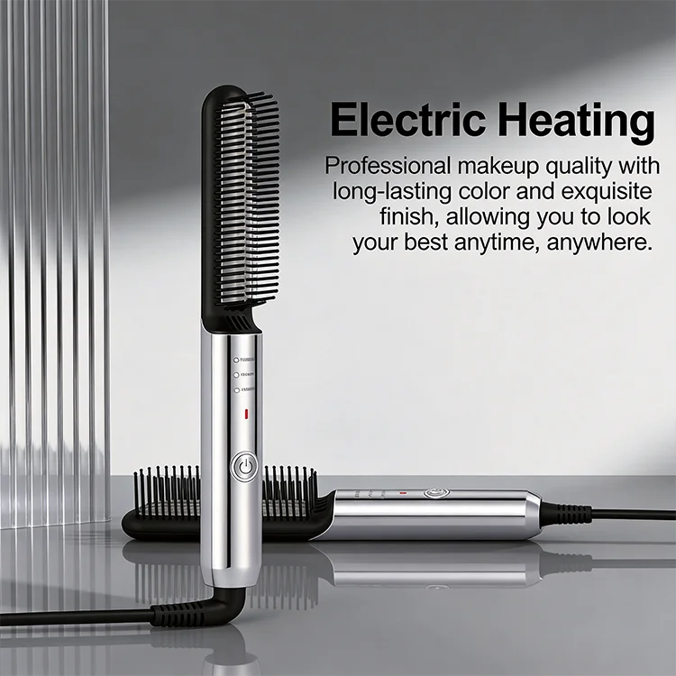 Electric Hair Straightener Brush – ABS Comb & Styler Hair Straightener Brush P3