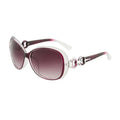 Vintage Round Sunglasses UV400 Large Frame Retro Women's Eyewear Fashion Sunglasses P3 Purple