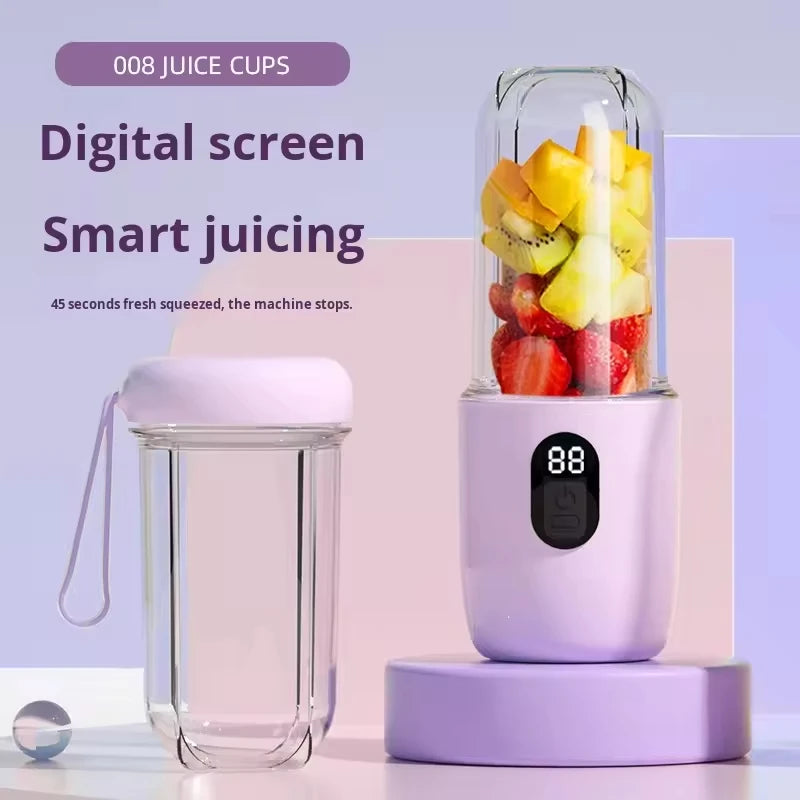 Portable Digital Juicer Cup – USB, 6 Blades, Travel Ready Portable Juicer Cup P3