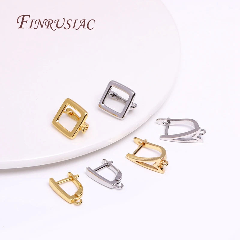 18K Gold Plated Lever Back Earring Hooks | DIY Jewelry Findings Earring Jewelry Findings P3