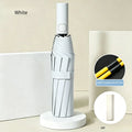 Windproof Auto Folding Umbrella – Compact UV & Rain Cover Folding Umbrella P3 Iron 8K White