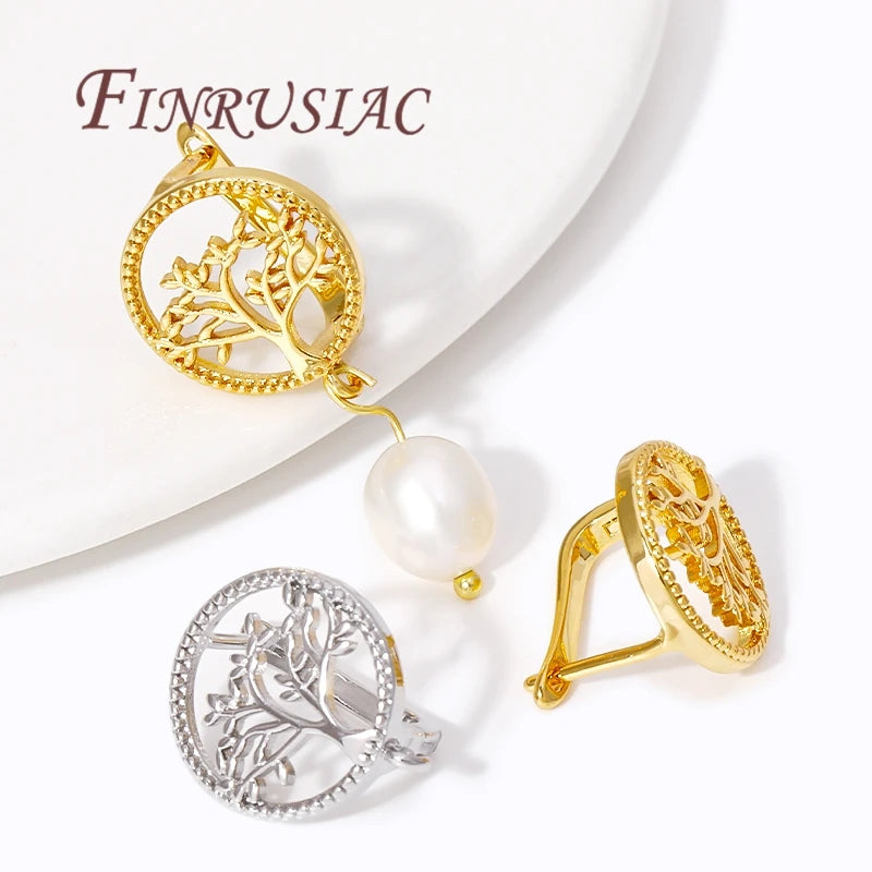 18K Gold Plated Life Tree Earring Hooks – DIY Jewelry Findings Earring Hooks Findings P3
