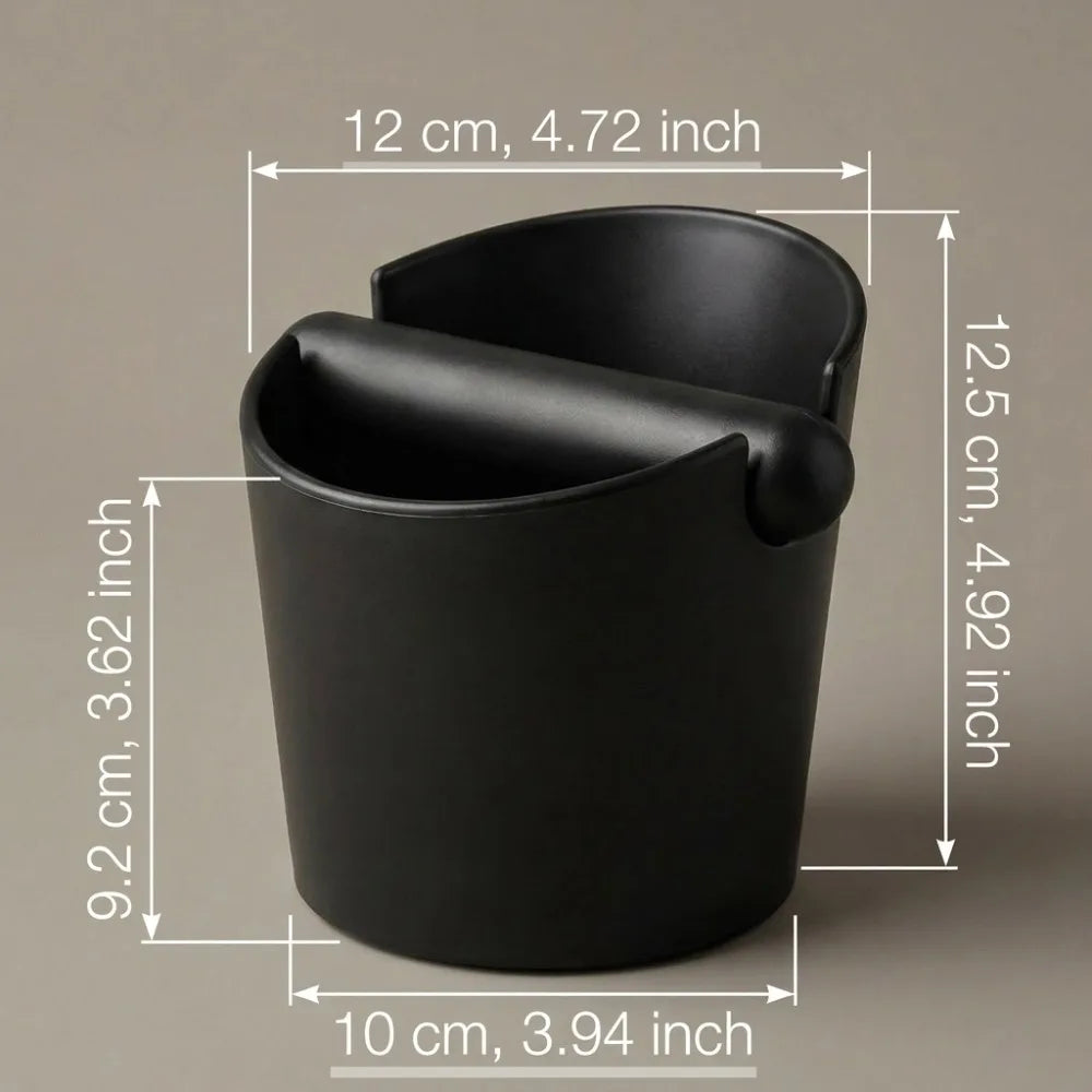 Coffee Knock Box – Espresso Grounds Dump Bin | Anti-Slip BPA-Free Espresso Knock Box P3