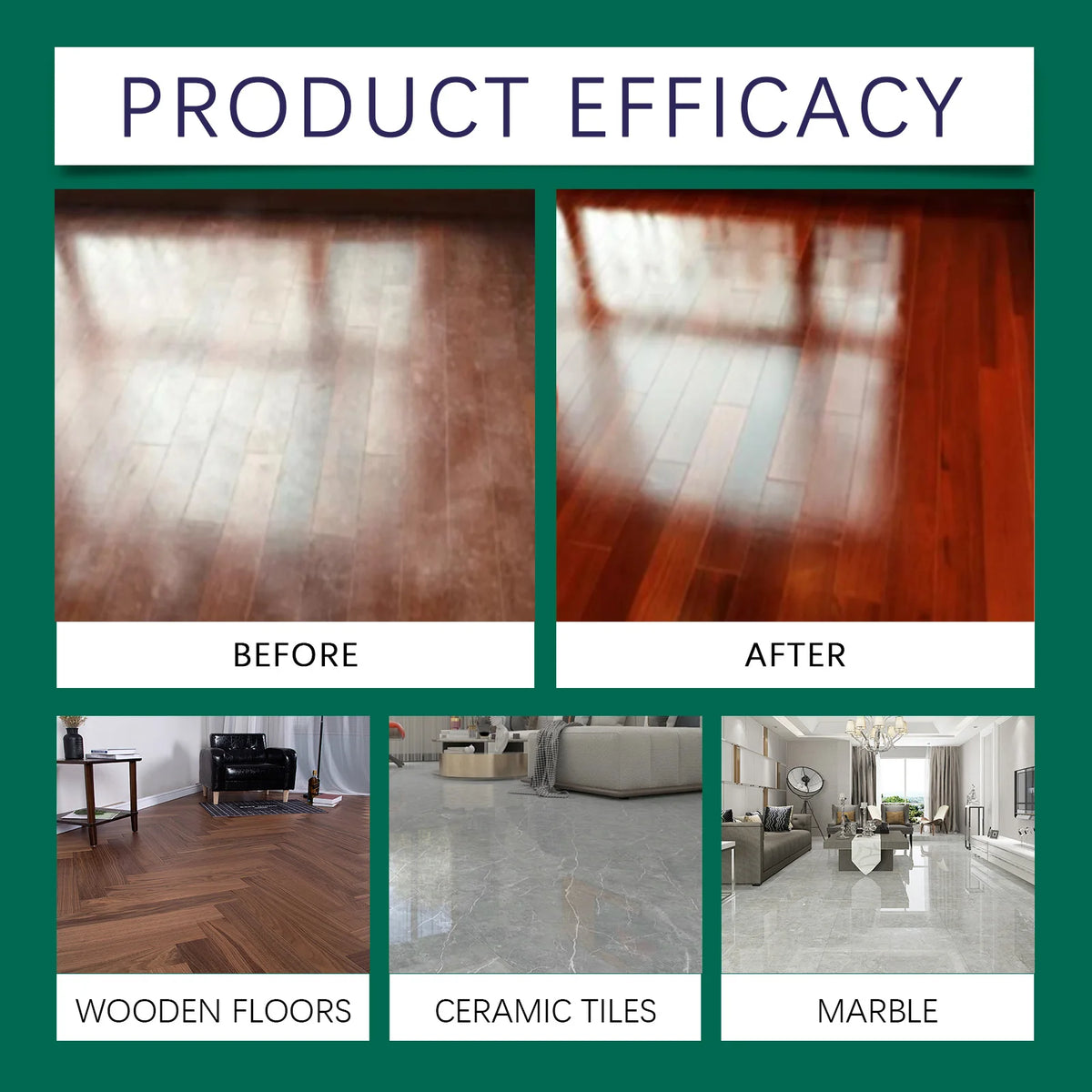 JAKEHOE Floor Cleaner Spray – Multi-Surface Shine No Residue 120ml Floor Cleaner Spray P3