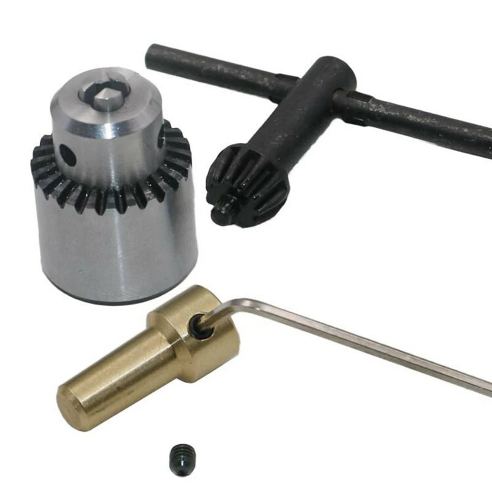 Aideepen Mini Drill Chuck 0.3–4mm Taper Mount Cobalt Steel Mini Drill Chuck P3 Drill Chuck