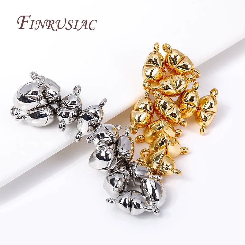 18K Gold Plated Magnetic Clasps for DIY Bracelets & Necklaces Magnetic Jewelry Clasp P3