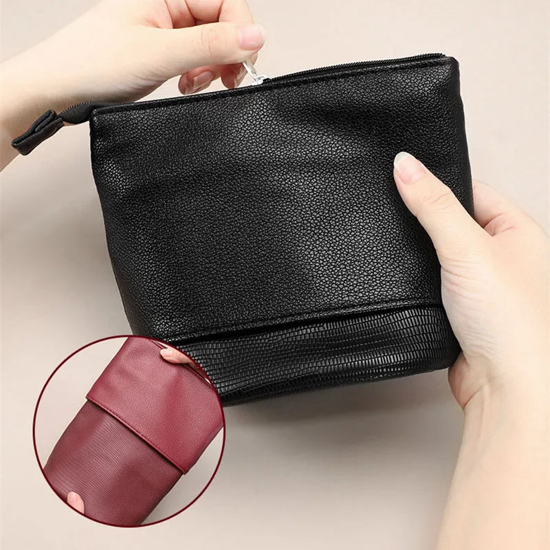 Stretchable PU Leather Makeup Brush Organizer Bag | Multi-Slot Makeup Brush Organizer P3