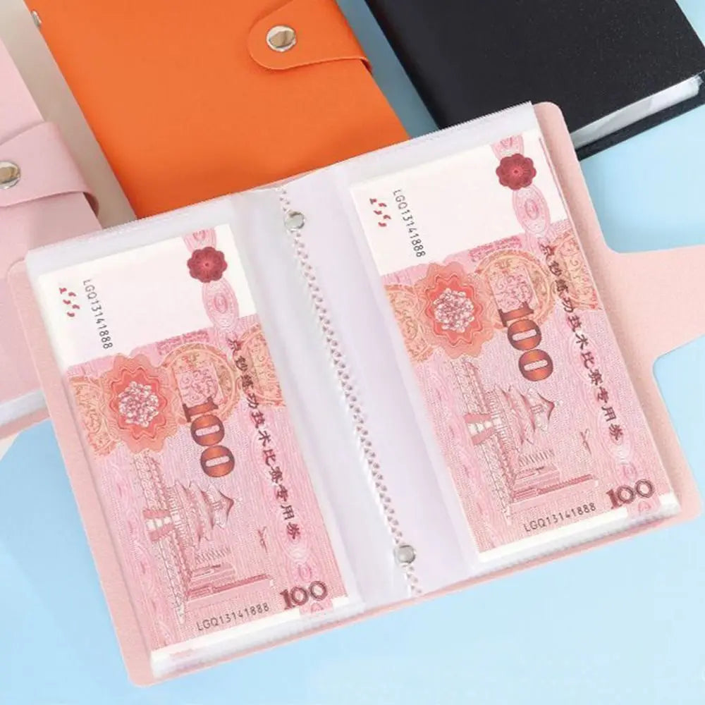 100 Envelope Money Saving Challenge Binder | PU Cash Organizer Money Saving Binder P3