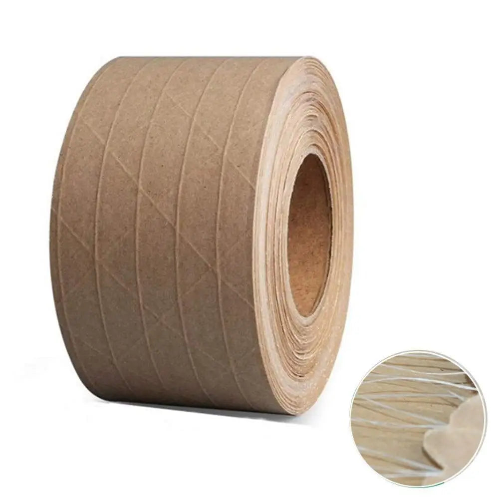 Reinforced Kraft Paper Tape – Self-Adhesive, Waterproof 30M Roll Packaging Tape P3 40mm x 30m