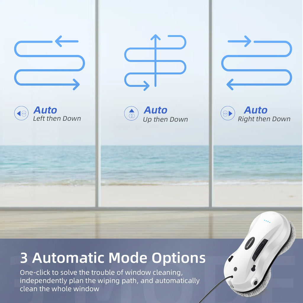 Smart Window Cleaning Robot X7 – App & Remote Controlled Window Cleaning Robot P3