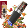 CLITON Electric Gravity Salt & Pepper Grinder Set | LED Mill Electric Spice Grinder P3 KYMQ-50B