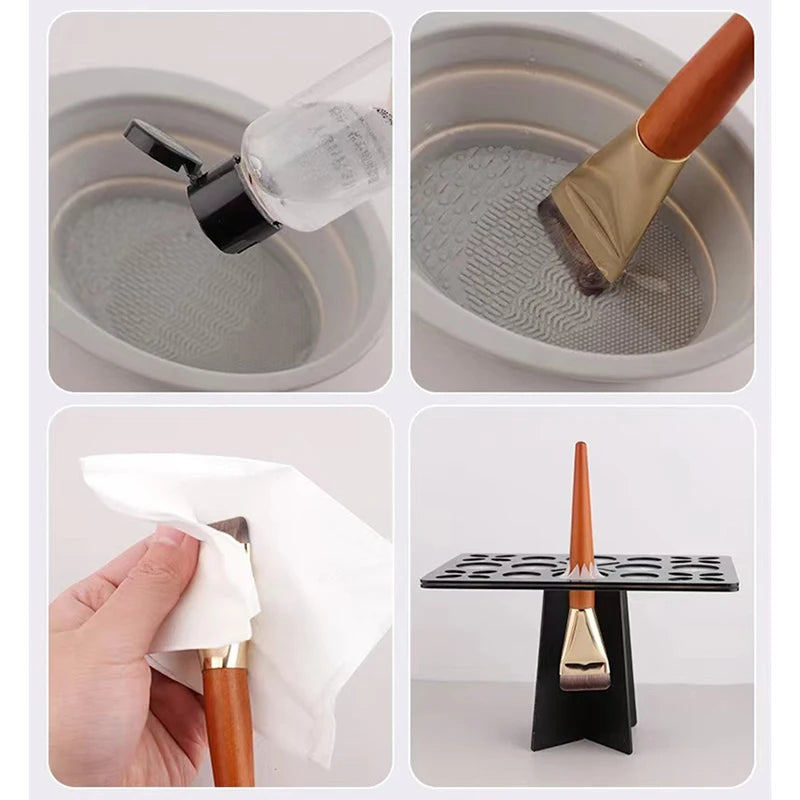 Ultra Thin Foundation & Contour Brush Set | Soft Blending Makeup Brush Set P3