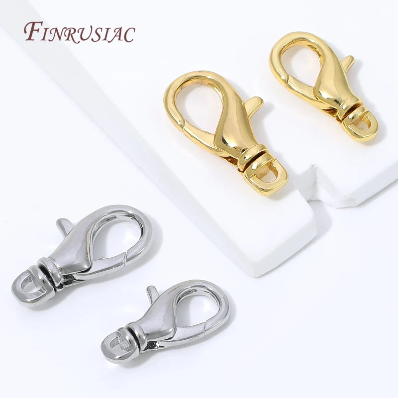18K Gold Plated Lobster Clasps – Spring Trigger DIY Jewelry Jewelry Making Findings P3