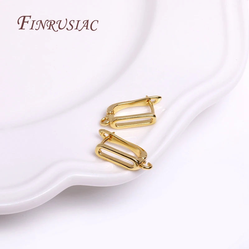 18K Gold Plated Lever Back Earring Hooks | DIY Jewelry Findings Earring Findings P3