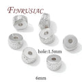 18K Gold Plated Brass Spacer Beads 7mm – DIY Jewelry Making Jewelry Spacer Beads P3 Rhodium Plated 2 pcs