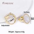 18K Gold Plated Oval Adjustable Ring Base – DIY Jewelry Setting Ring Base Finding P3 18K Real Gold Plated 2 Pieces