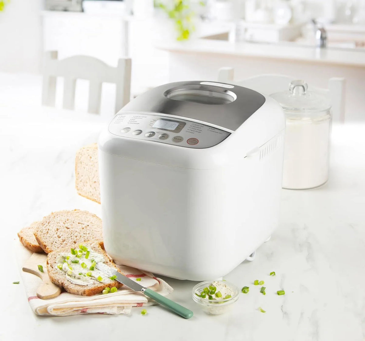 19-in-1 Electric Bread Maker Machine | LCD Display 600W Bread Maker Machine P3 100V-240V EU Plug