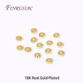 3mm 18K Gold Plated Brass Corrugated Spacer Beads | DIY Jewelry Jewelry Spacer Beads P3 18K Gold Plated 3mm-100 Pieces
