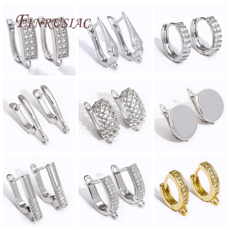 18K Gold Plated Earring Hooks & Clasps – DIY Jewelry Findings Earring Findings P3
