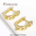 18K Gold Plated Brass Zircon Earwire Hook Clasps – DIY Findings Earring Findings P3 18K Real Gold Plated 2 pairs