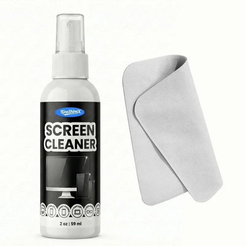 Screen Cleaner Kit – Spray & Microfiber Cloth for All Screens Screen Cleaning Kit P3 59ml