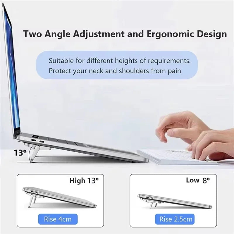 Mini Folding Laptop Stand Legs – Ultra-Thin Portable Notebook Riser Laptop Stand P3