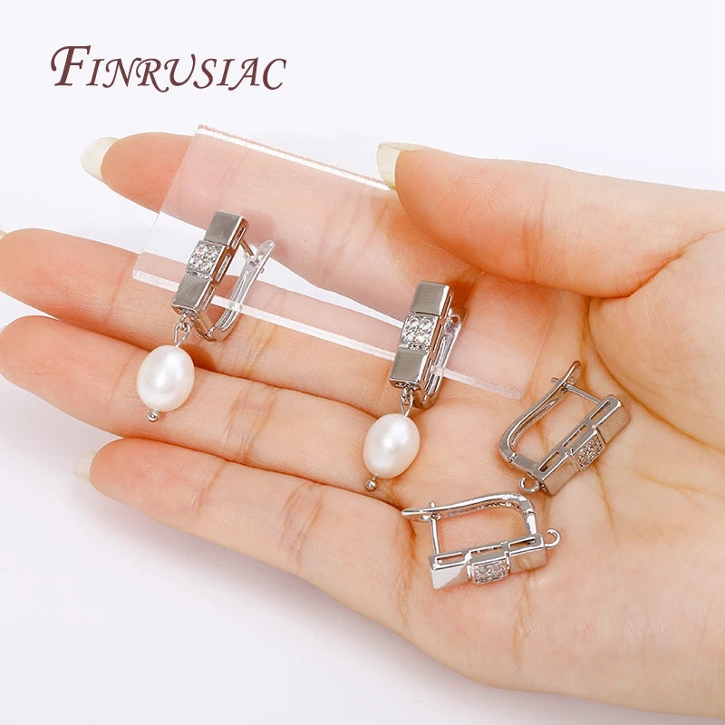 18K Gold Plated Zircon Earring Hooks – DIY Copper Earwires Earring Hook Findings P3