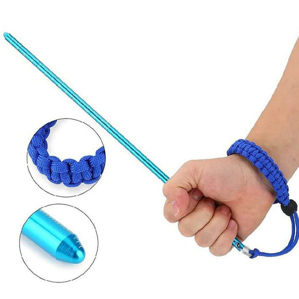 Aluminum Alloy Diving Pointer Stick with Braided Rope 35cm Diving Pointer Stick P3