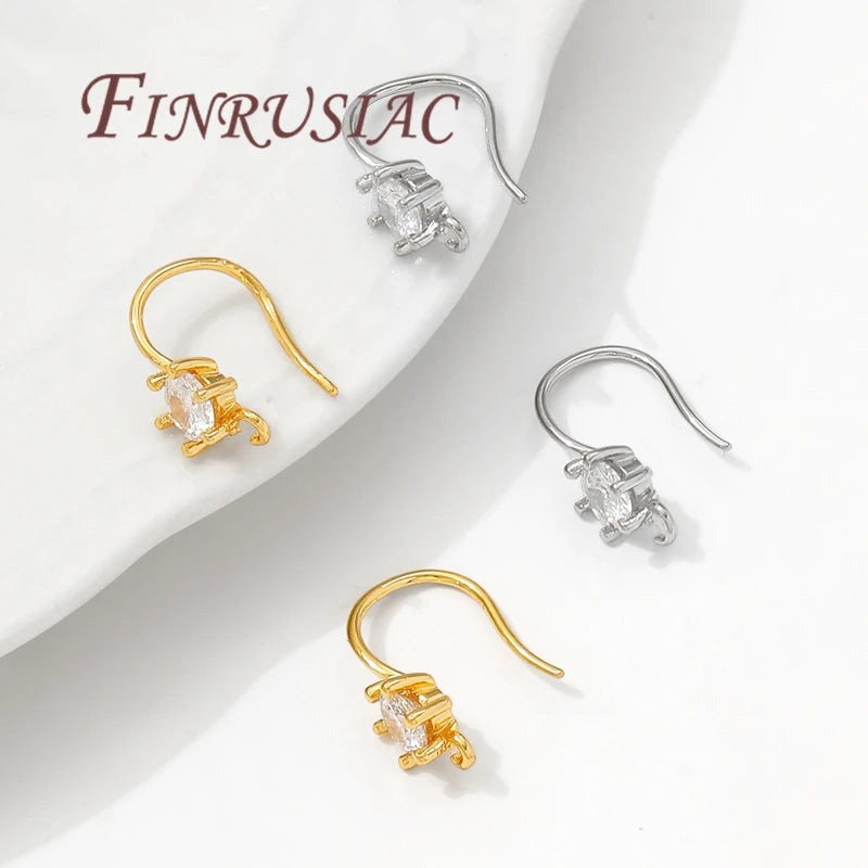 18K Gold Plated French Hook Earwires | DIY Jewelry Findings Earring Hooks Findings P3