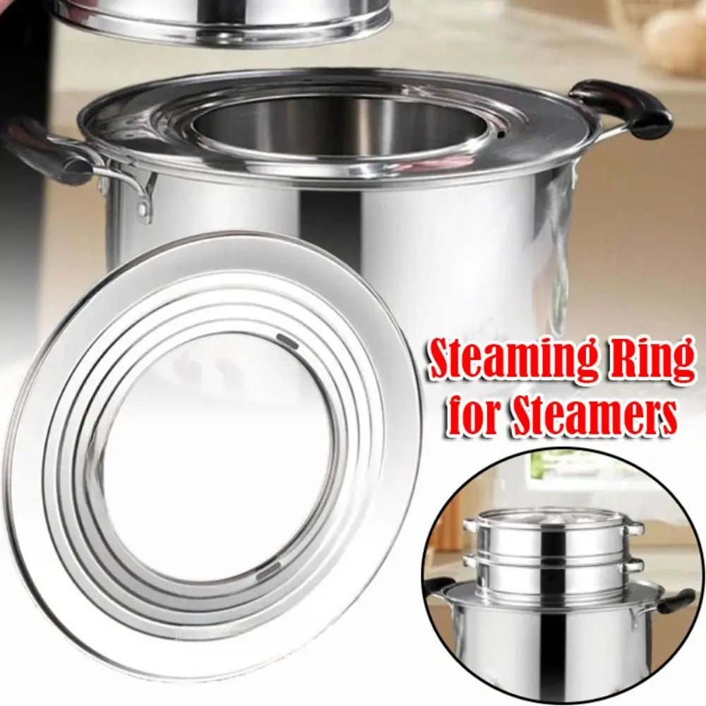 Stainless Steel Steaming Ring Rack – Steamer Adapter Steamer Rack Adapter P3
