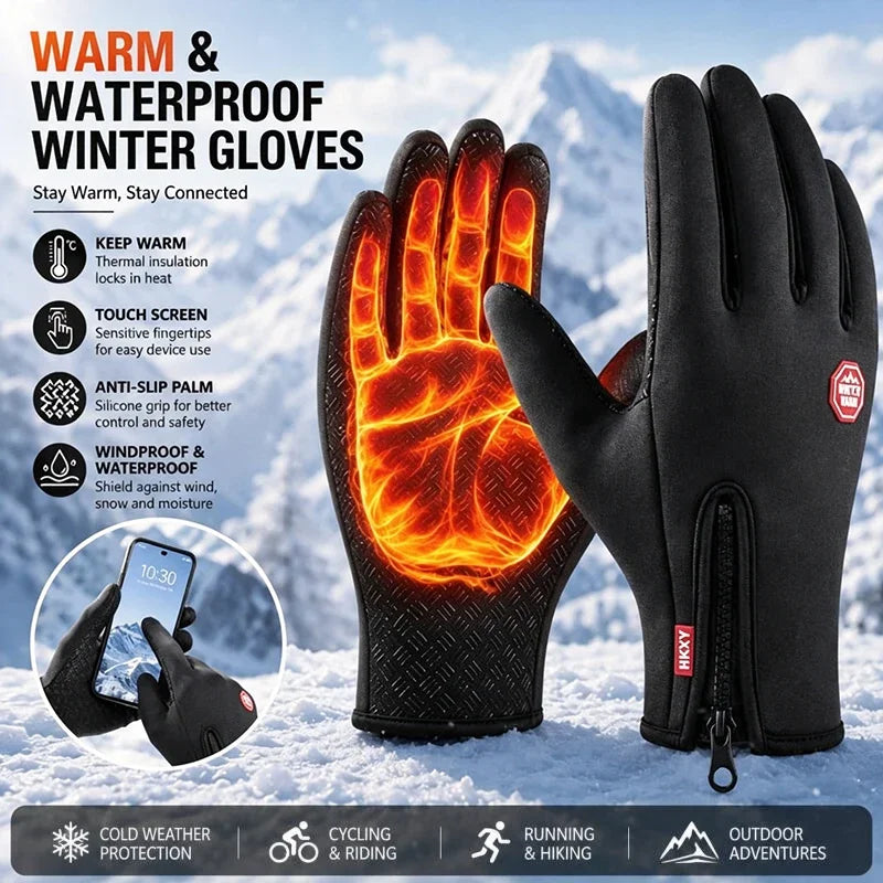 Winter Thermal Touchscreen Gloves – Ski Cycling Outdoor Sports Winter Sport Gloves P3