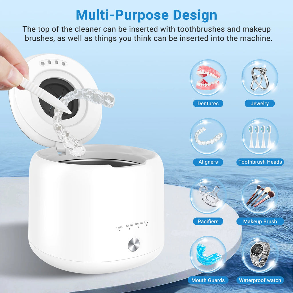Ultrasonic UV Cleaner 200ml | Touch Control Aligner Cleaner Ultrasonic UV Cleaner P3