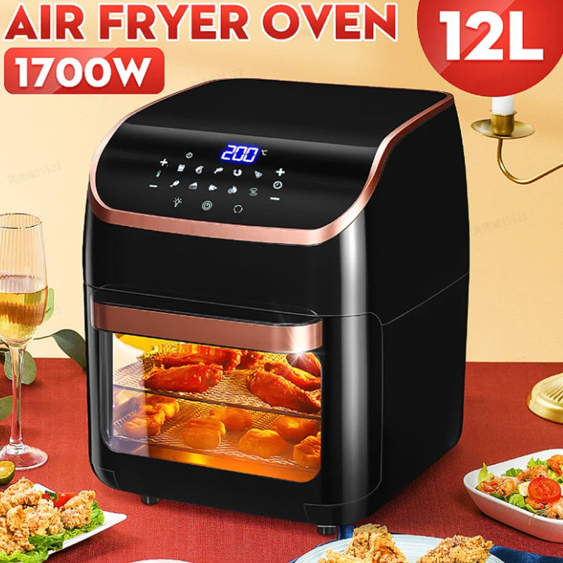 DUTRIEUX 5.8 Qt Digital Air Fryer Oven – Large Capacity Digital Air Fryer P3