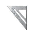 7-Inch Aluminium Set Square – 90° Carpenter's Measuring Tool Carpenter's Set Square P3 Silver