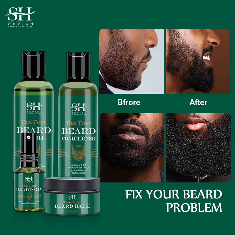 Sevich Tea Tree Beard Growth Essence & Oil – 100ml Beard Growth Essence P3