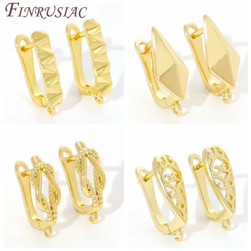 18K Gold Plated Earring Fasteners | DIY Jewelry Findings Earring Jewelry Findings P3
