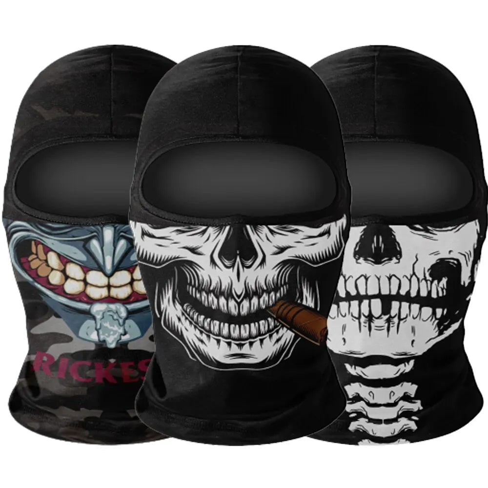 Skull Balaclava Face Mask – Windproof Outdoor Riding Headwear Balaclava Face Mask P3