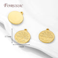 18K Gold Plated Tree of Life Charm Pendant – DIY Jewelry Jewelry Charm Pendant P3 18K Real Gold Plated 5 pieces