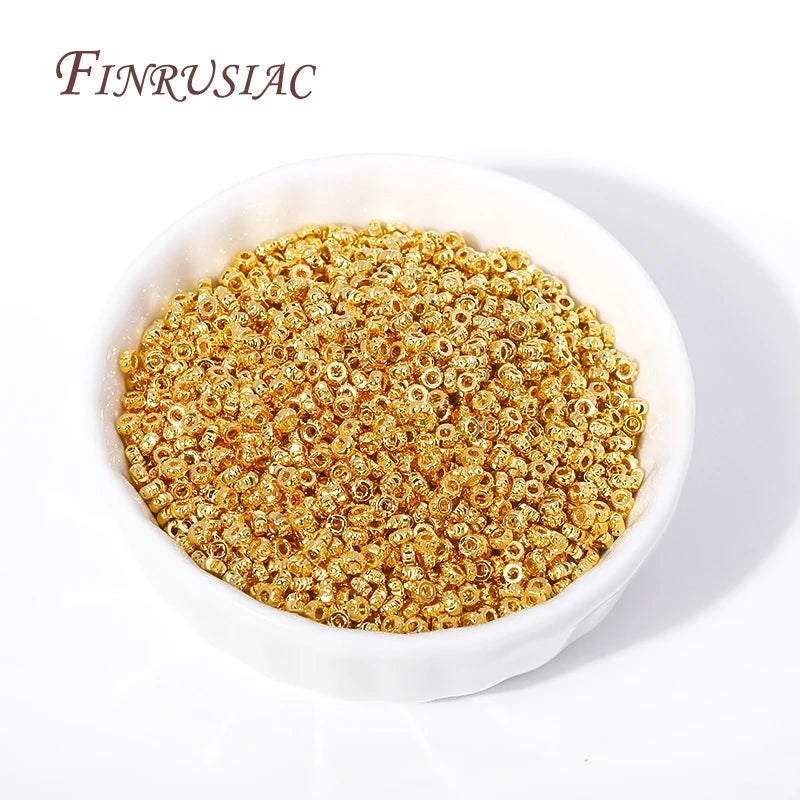 3mm 18K Gold Plated Brass Corrugated Spacer Beads | DIY Jewelry Jewelry Spacer Beads P3