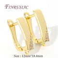 18K Gold Plated Earring Hooks – DIY Jewelry Making Findings Earring Hooks Findings P3 18K Real Gold Plated 1 pair