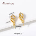 18K Gold Plated Zircon Pearl Pendant Bail – DIY Jewelry Pendant Bail Finding P3 18K Real Gold Plated 3 Pieces