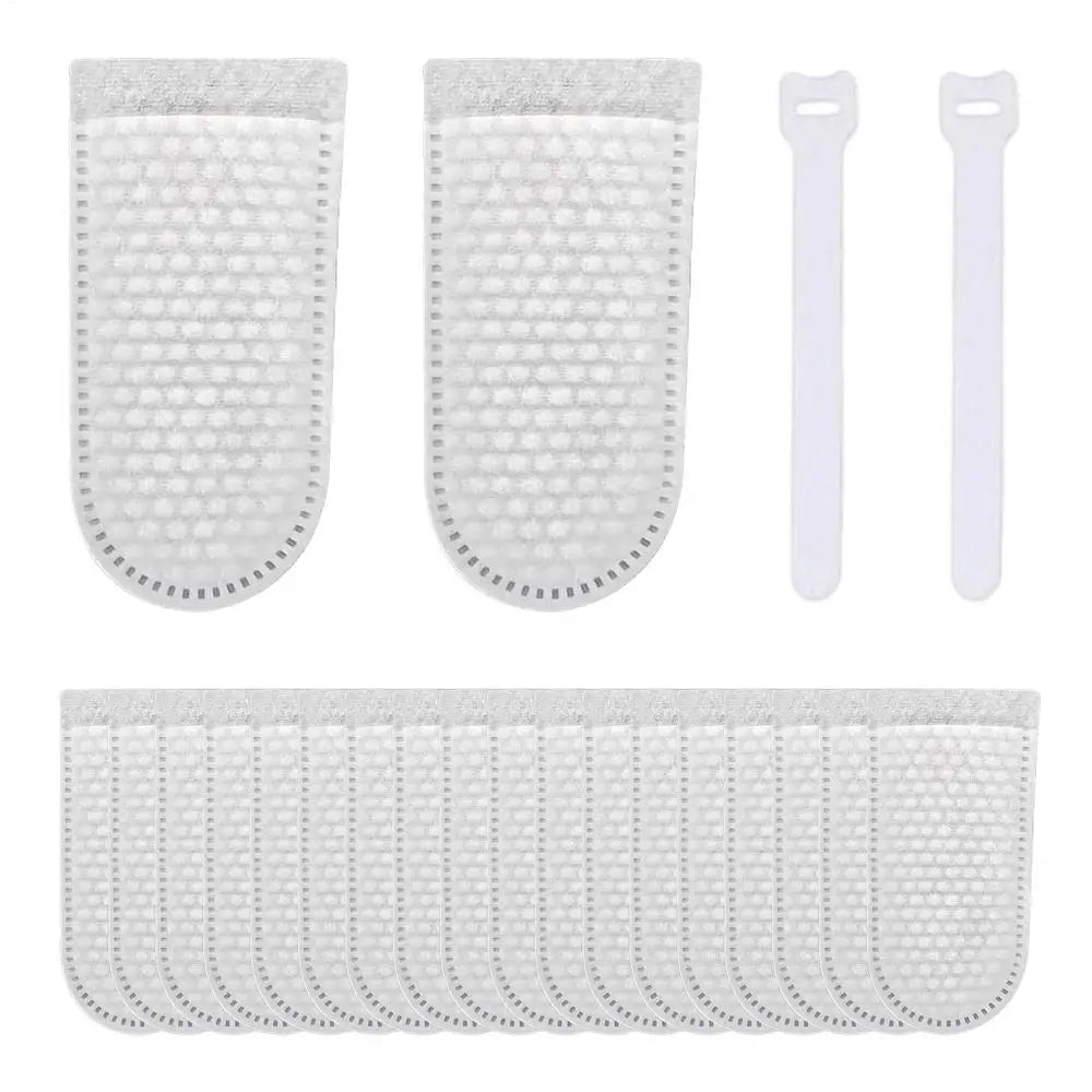 20-Pack Universal Faucet Filter Cotton Bags | Splash-Proof
