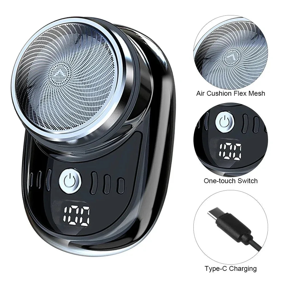 Portable Mini Electric Shaver – Wireless Travel Beard Trimmer Electric Shaver P3