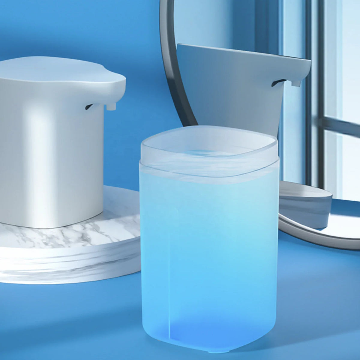 Automatic Foam Soap Dispenser – Infrared Sensor 350ml White Soap Dispenser P3