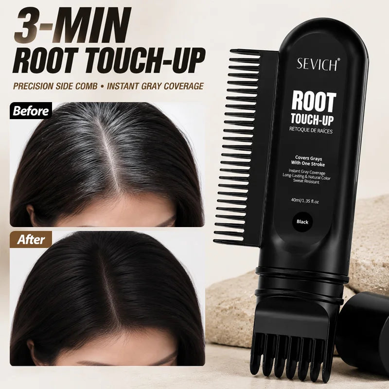 Sevich 2-in-1 Hair Dye Stick with Comb 40ml | Gray Coverage Hair Dye Stick P3
